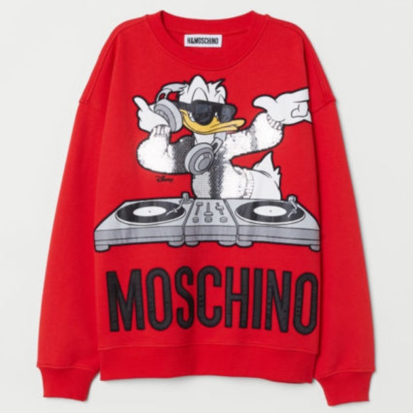 red moschino top